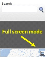 Full screen mode